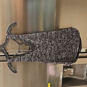 💕ON THE ROAD by YFB💕 Tank Top ~ Marled Black NWOT